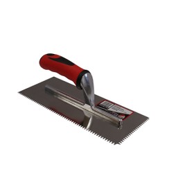 RTC 1/4" x 3/16" V Notch Stainless Steel Tile Trowel