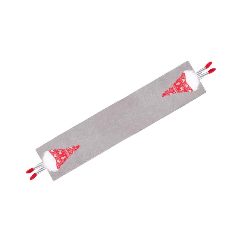 TOYANDONA Christmas Table Runner Santa Gnome Table Runner Christmas Table