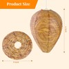 4 Pack Paper Wasp Trap, Fake Wasp Traps Outdoor Hanging