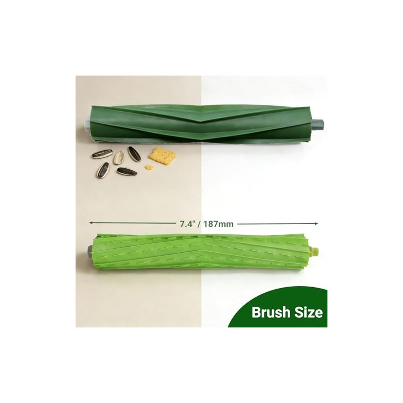 2 Sets Replacement for iRobot Roomba Replacement Parts, Rubber Roller
