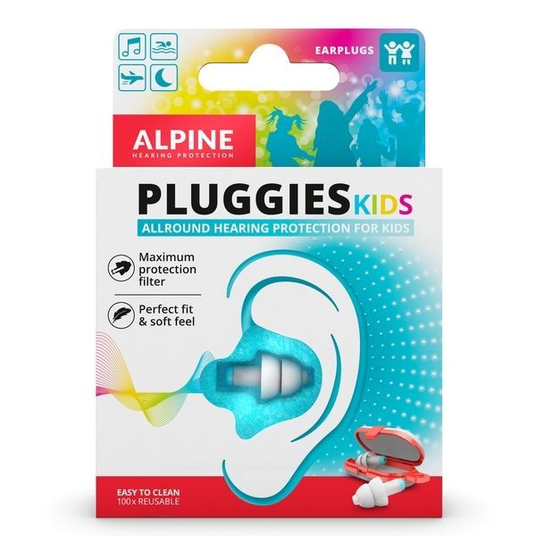 Alpine Pluggies Kids Earplugs for Children 1 pair