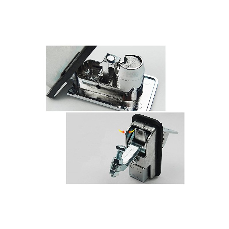 Compression Latches Black Cupboard Door Knob Latch Lock for RV