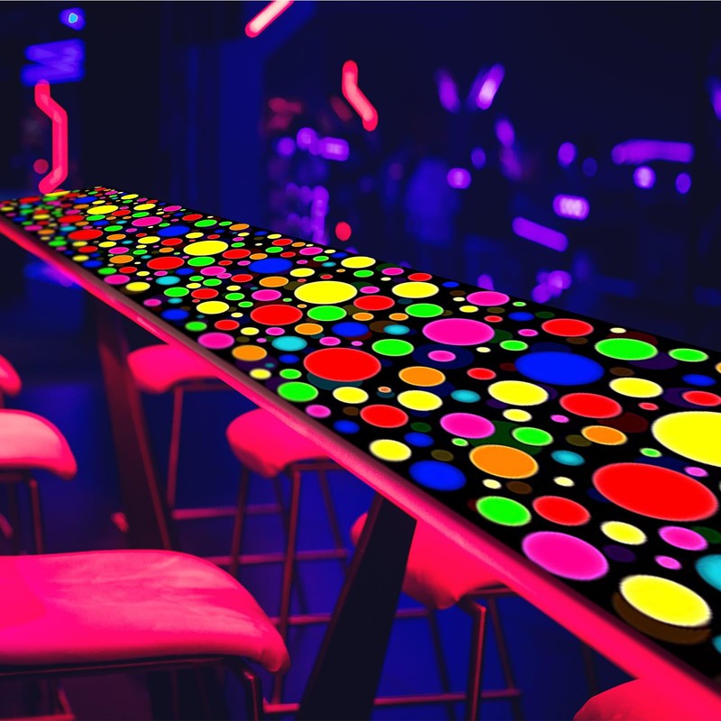 Haull 236 x 39 Inches Neon Light up Dance Floor