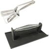 Heavy Duty Steak Weight/Bacon Press with Wooden Handle, Cast Iron
