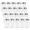 AKOLAFE 20 Pack 350ML Plastic Jars with Lids 12oz Kitchen