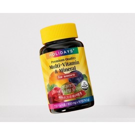 [Holidays] Multivitamin & Mineral for Women 850mg x 90 tablets x 2 (6-month supply) / [홀리데이즈] 여성맞춤 멀티비타민 & 미네랄 포우먼 850mg x 90정 X 2개 (6개월분)
