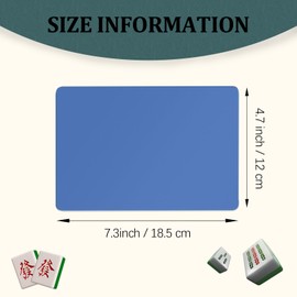 4 Pcs Mahjong Shufflers - Portable Mahjong Accessories for Mixing and Shuffling Tiles Home Party Game Supplies Tiles Lovers/Players Mah Jong Gift, Blue