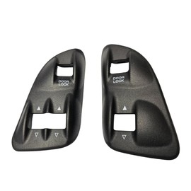 SWITCHDOCTOR Window Master Switch Bezel and Front Passenger Bezel Set for 1994-2002 Dodge Ram, 1997-2000 Dakota (Regular Cab, Club Cab, Single Cab)