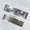 Neodrain 12-Inch Brushed Linear Shower Drain,Stainless Steel Linear Drain with