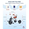 KRIDDO 2-in-1 Kids Balance Bike and Kids Tricycle for 2