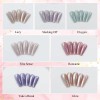 Esmalte Gel Cat Eye Adhere J-7pcs 12ml Efecto Ojo De