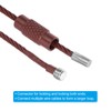 [PATIKIL] 6PCS 150mm Length Wire Keychain Cable Stainless Steel 1.5mm