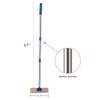 MEIBEI Deck Brush, Stainless Steel Wire with Long Handle 57",