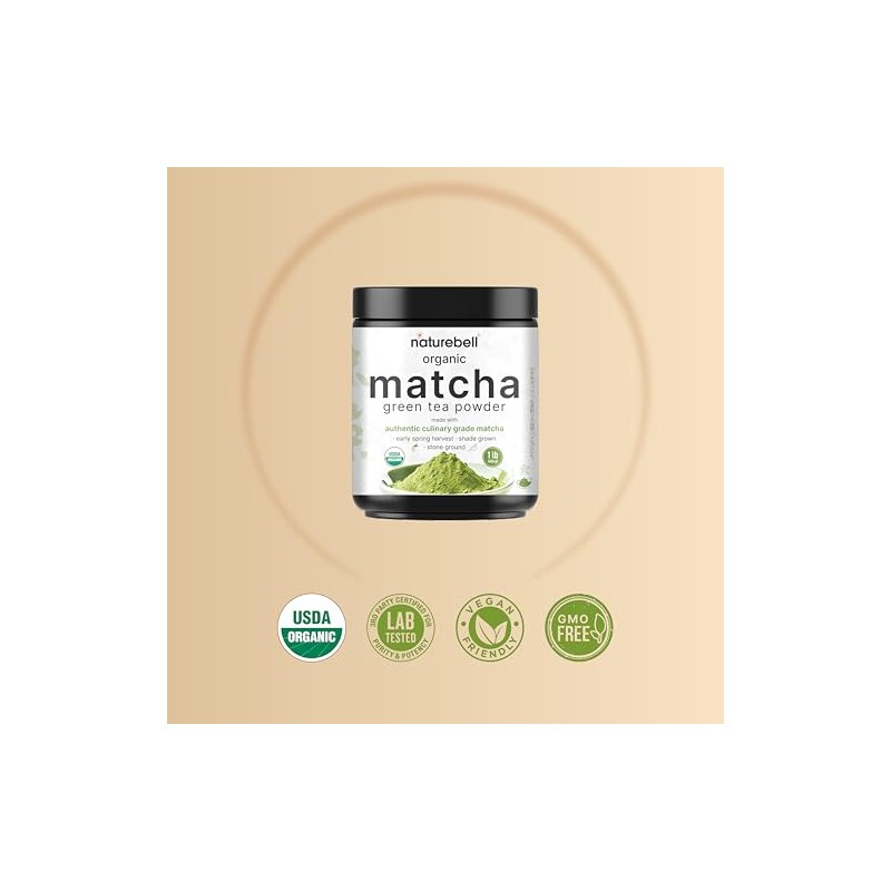 Organic Matcha Green Tea Powder - Culinary Grade & Unsweetened