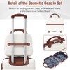 Merax Luggage Set 2 Piece Suitcase Set with Cosmetic Case