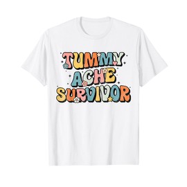 Tummy Ache Survivor Stomach Ache Vintage T-Shirt