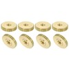 sourcing map Knurled Thumb Nuts, 8Pcs M3 x D11mm x