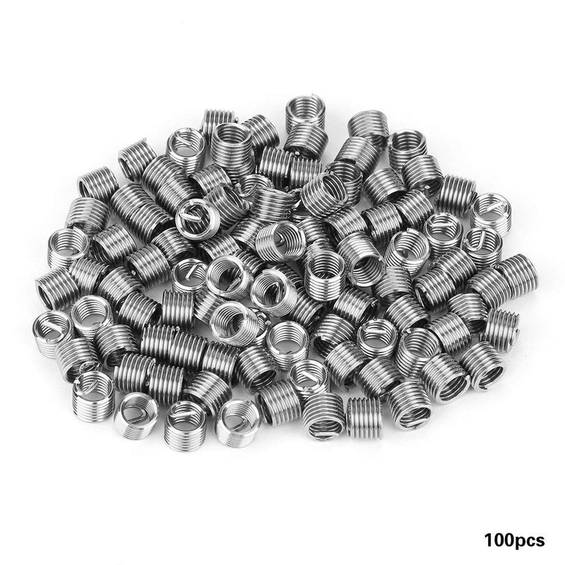 Garosa 100pcs Insert Nuts Bolt Nuts M5 Stainless Steel Clip