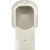 Inaba Denko Pipe Fitting Cover Wall Corner Wall Outlet Black