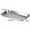 Small Metal Tray Stainless Steel Instrument Trays Rectangular Metal Tray