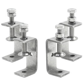 laffoonparts 4Pcs 304 Stainless Steel C Clamp, C Type Tiger Clamp with Screws for Woodworking (Jaw Opening: 45mm) (65MM)