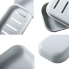 4pcs Plastic Soap Drain Dish,Double-Layer Soap Holder Bathroom Soap Case
