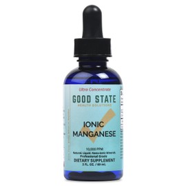 Good State Liquid Ionic Manganese Ultra Concentrate (10 Drops Equals 5 mg - 118 Servings Per Bottle), 2 Fl Oz