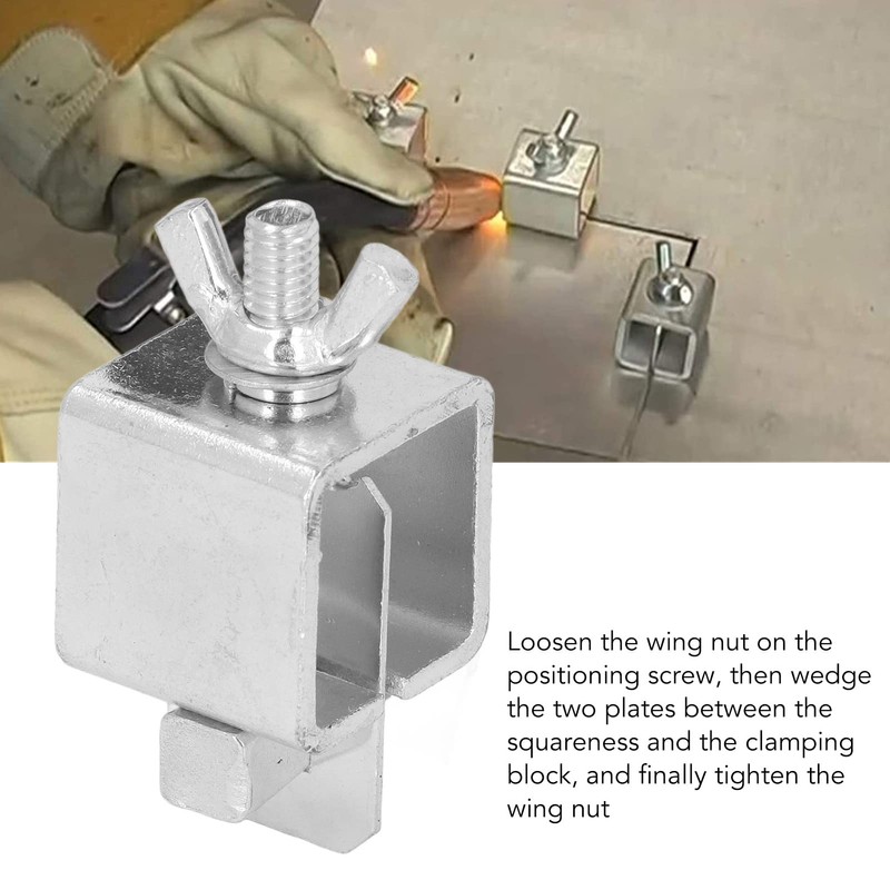 8Pcs Silver Butt Welding Clamp Aluminum Auto Panel Welding Clamp