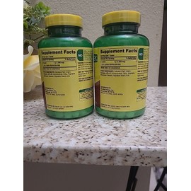 Spring Valley L-Lysine Tablets, 1000 mg, 100 count ,Pack Of 2 Exp:10/2024