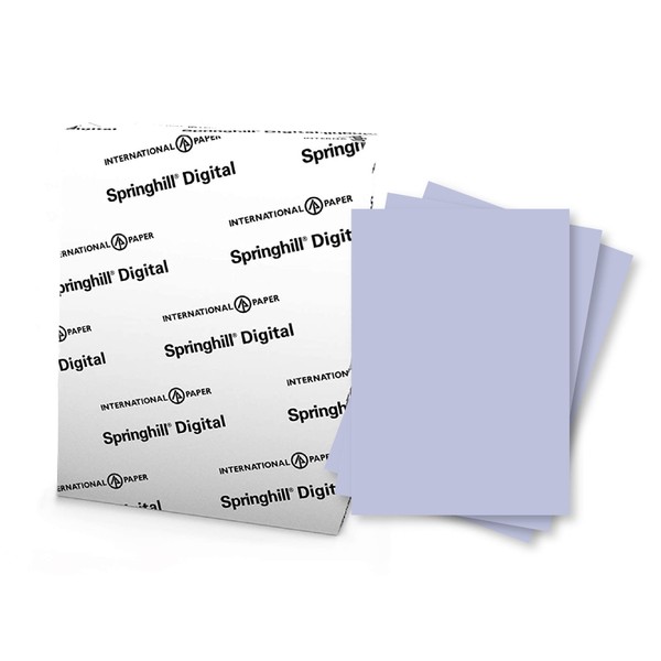 Springhill 8.5” x 11” Orchid Purple Colored Cardstock Paper, 67lb