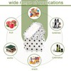 Small Storage Baskets, 4PCS Fabric Storage Basket Organizer with Handles,