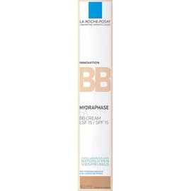 La Roche Posay Hydraphase HA BB Cream Medium: Moisturising BB Cream with SPF 15, For a More Even Complexion, Non-Greasy Texture, For Normal to Dry Skin, 40 ml