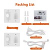 in Wall Cable Management Kit for Wall,Hide Cords Wall Mounted