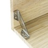 24 PCS Stainless Steel Triangle Support Frame Corner Brackets, Furniture