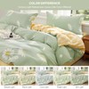 SAPHREAS White Daisy Floral Duvet Cover Set Twin Size 2pcs