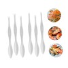 Mikinona 6pcs Crab Shape Lobster Seafood Tools Stainless Steel Nut