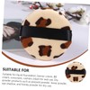Ipetboom Leopard Print Makeup 6pcs Loose Powder Puff Set Gentle