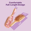 Goody Luxe - cepillo para polvo de paleta rosa, cerdas