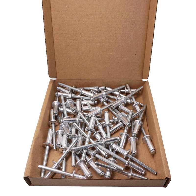SKIR'CO Pack of 50 Aluminium Blind Rivets 6.0 x 16