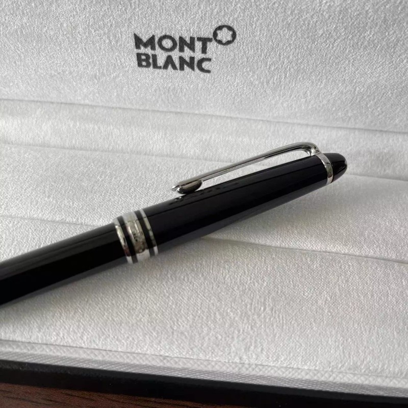 Montblanc Platinum Finish Meisterstuck Classique Luxury Ballpoint Pen 164 -