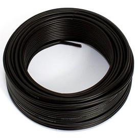 Speaker Cable 2x0,5 mm² CCA – Black – 10 m – Audio cable – CABLE