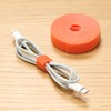 Muji NDF36A3A Perforated Binding Tape, Orange, 0.6 in x 9.8