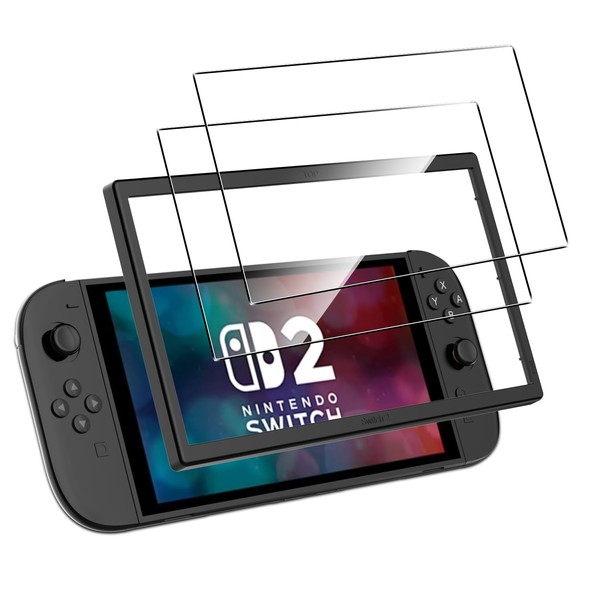 Natbok Pack of 2 Screen Protectors for NS Switch 2
