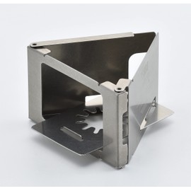 TSBBQ Pure Titanium Card Stove TSBBQ-028 [Made by Tsubamesanjo] Business Card Size Assembly Stove! Weighs only 2.4 oz (66 g); Smallest & Thinne!