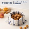 Linen Bread Bag for Homemade Sourdough Bread with Proofing Cover,