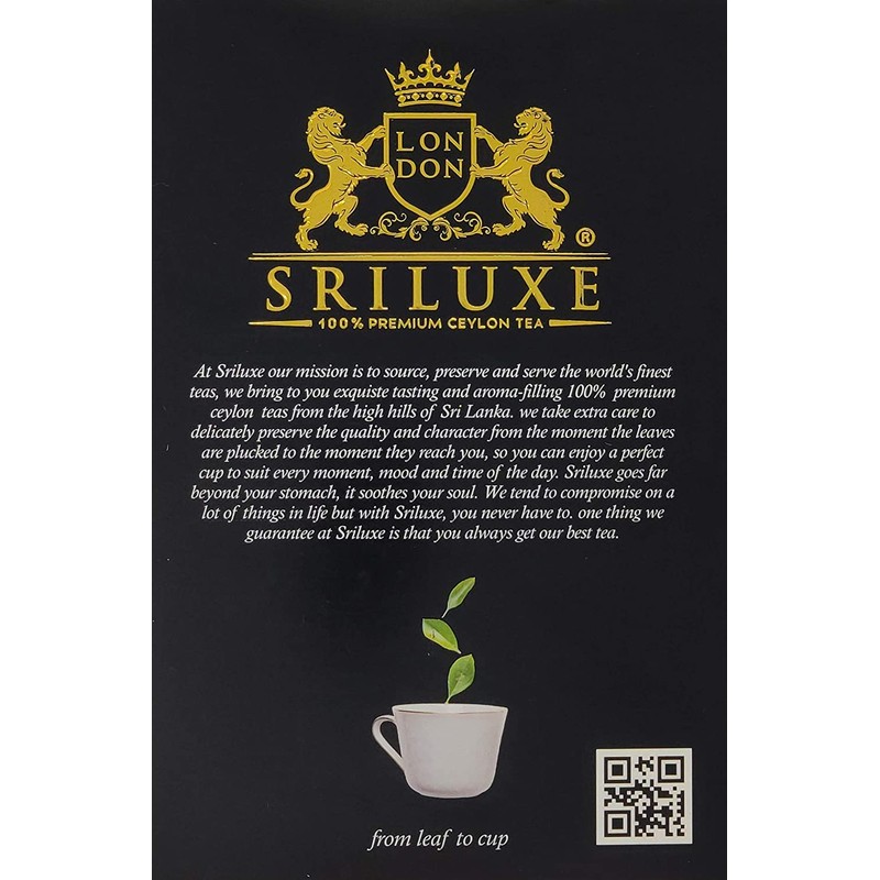 SRILUXE - Loose Leaves Earl Grey Black Tea | Loose