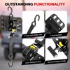 Retractable Ratchet Straps for Ford F150, 2PCS 10 Ft Self-Retracting