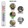 Wall Thermometer 215mm - Colour Coded Room Thermometer - Made