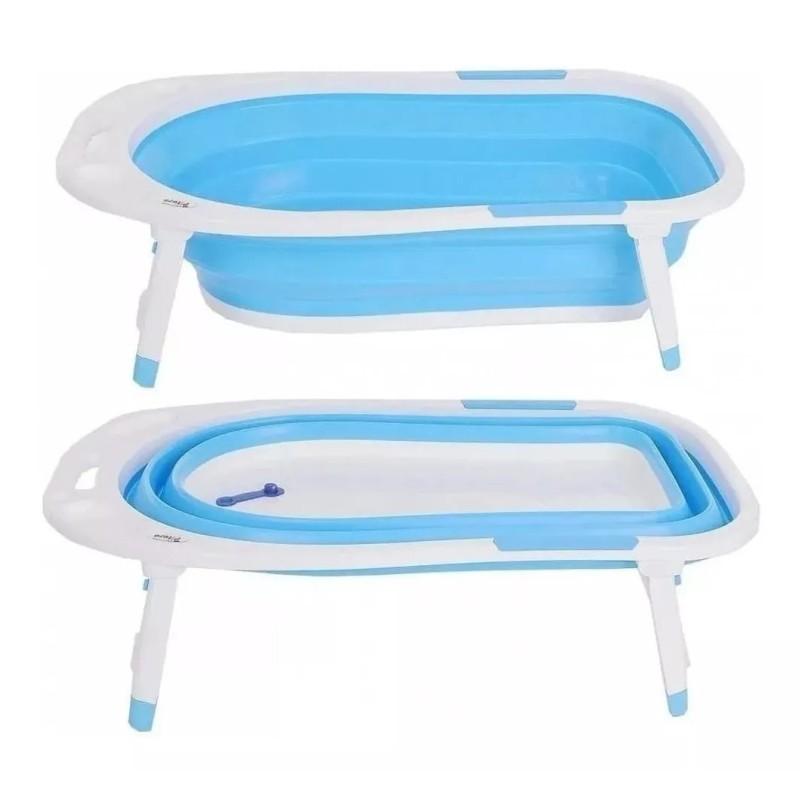 Beauty Bañera Y Cojin Bebe Tina Plegable Ligera