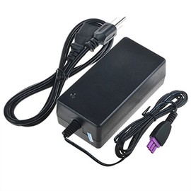 Digipartspower 32v for HP Deskjet Ink Advantage All-in-One Series Color Printer Power Ac Dc Adapter Power Supply Cord Charger PSU (3-Pin Purple Tip)
